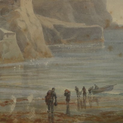 Aquarell auf Papier Thomas Hart 1892.