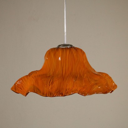 Ninfea Ceiling Lamp by Toni Zuccheri for Venini Vintage Italy 1960s