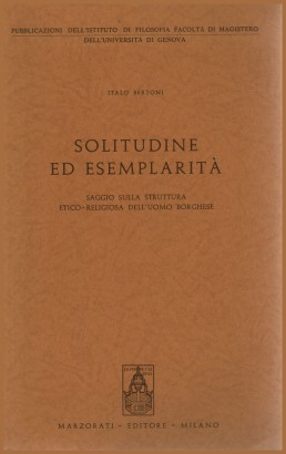 Solitudine ed esemplarità