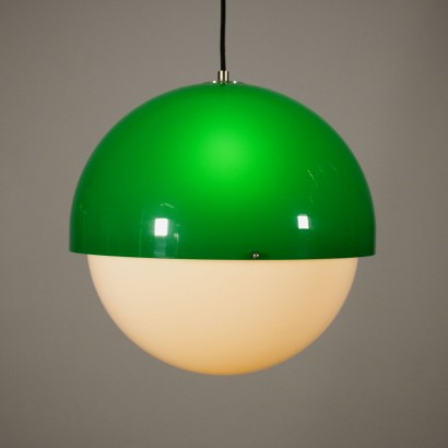 Ceiling Lamp Methacrylate Vintage Italy 1960s
