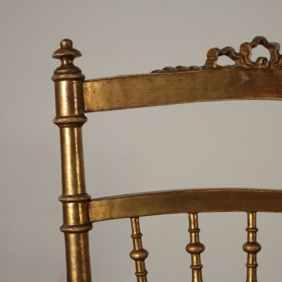 Pair of Golden Chairs-detail