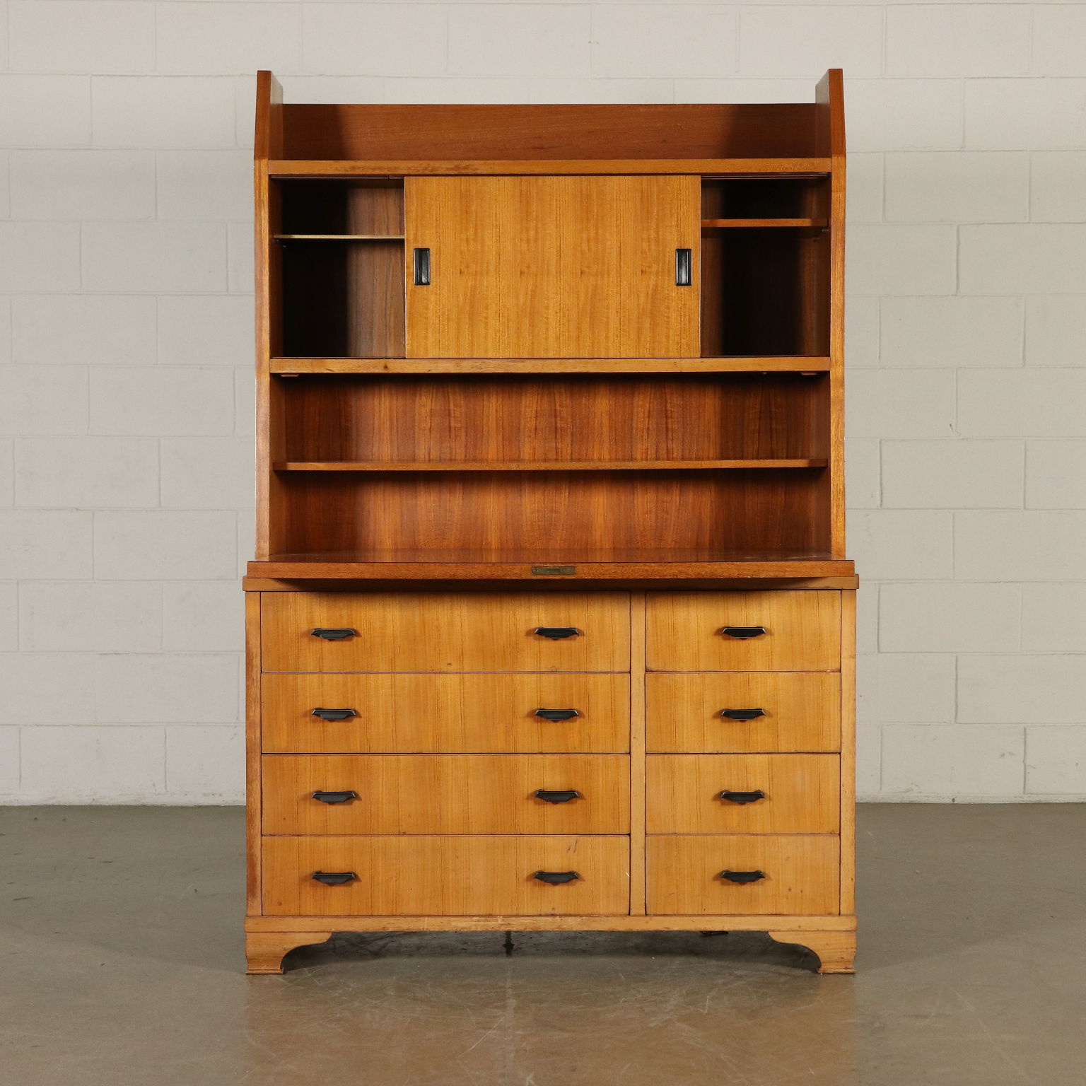 Schrank Mit Schubladen Teakholz Vintage Italien 60er Jahre
