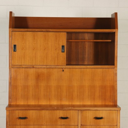 Cupboard with Drawers Teak Vintage Italy 1960s