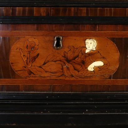 Chest of Drawers Maple Bone Inlaid Reserves Italy 18th Century