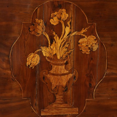 Chest of Drawers Maple Bone Inlaid Reserves Italy 18th Century