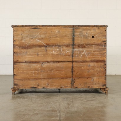 Chest of Drawers Maple Bone Inlaid Reserves Italy 18th Century