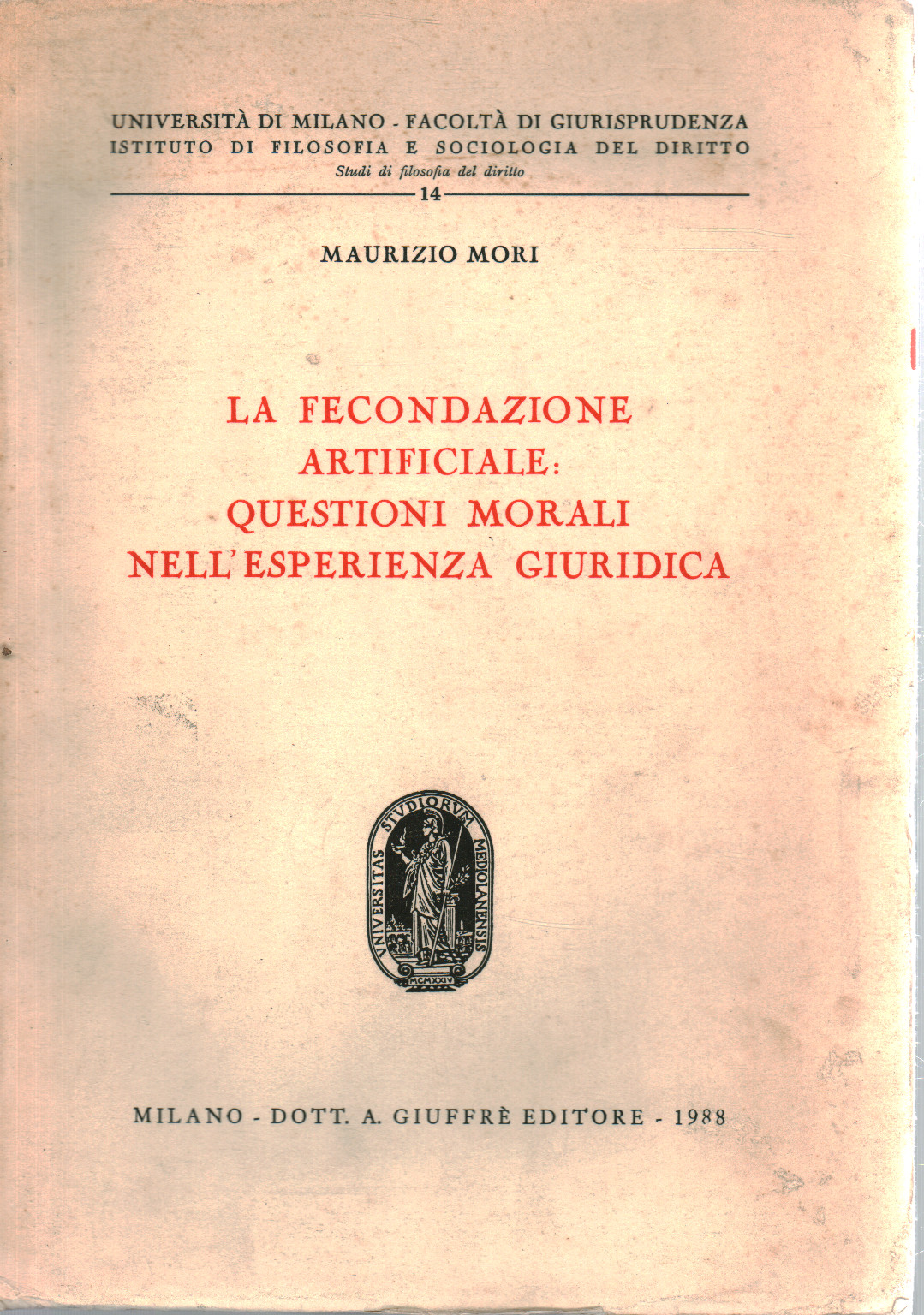 La fecondazione artificiale: questioni morali nell, s.a.