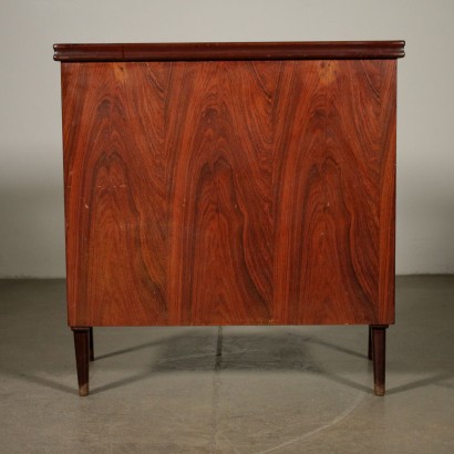 TV Stand Rosewood Veneer Vintage Italy 1950s