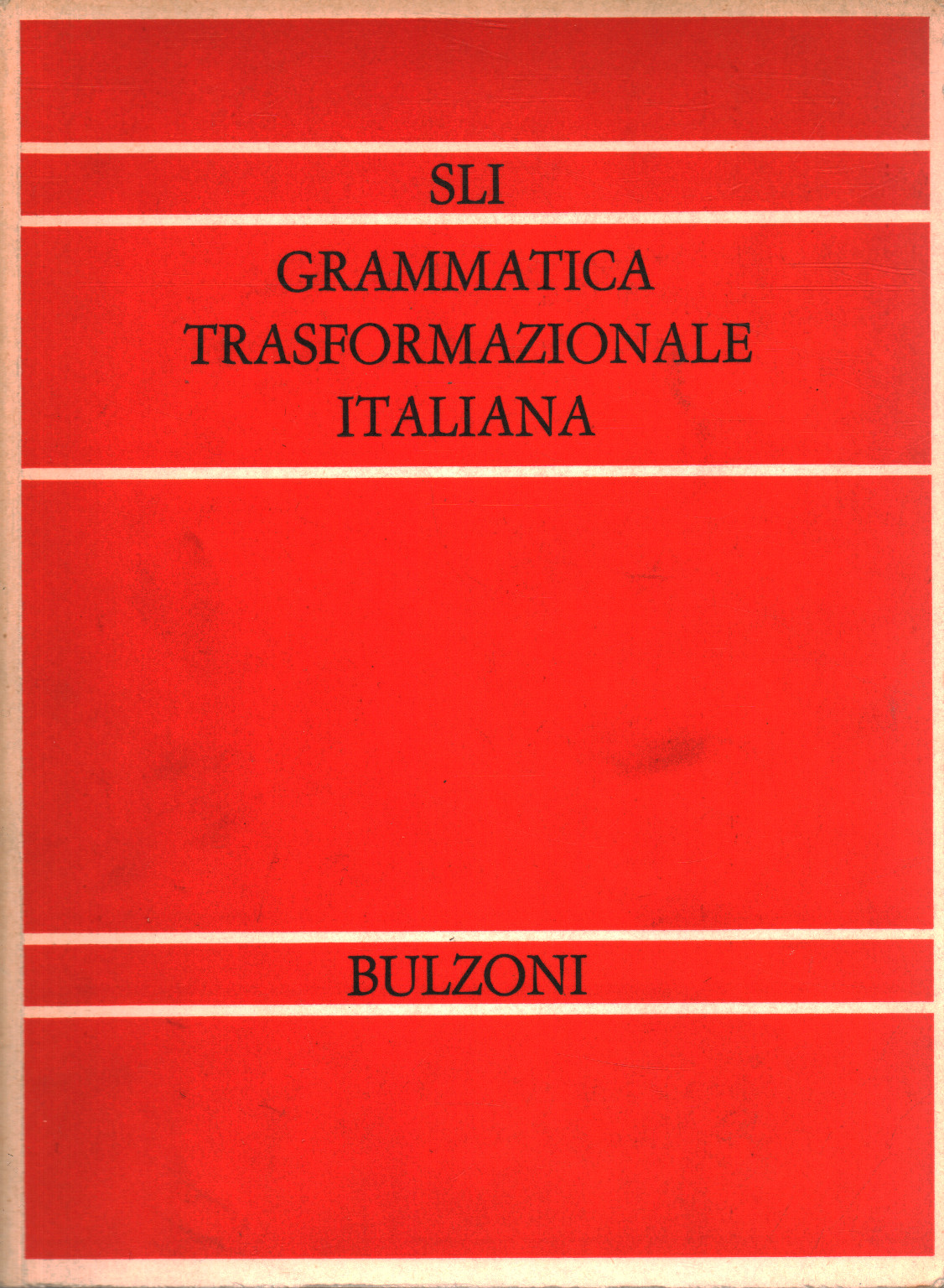 La gramática transformacional italiano, s.una.