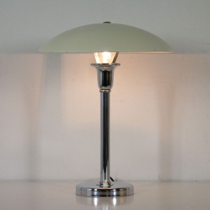 Table Lamp Aluminium Vintage Italy 1970s-1980s