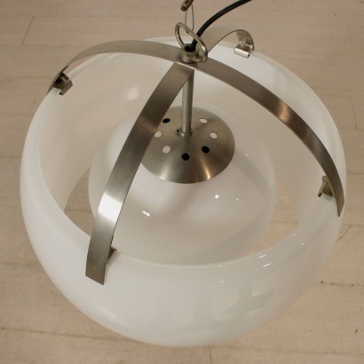 Omega Ceiling Lamp by Vico Magistretti Vintage Italy 1970s
