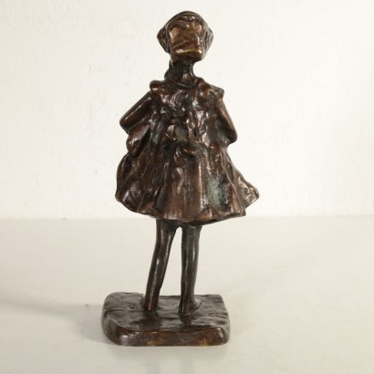 Young Girl Paul Troubetzkoy Bronze Sculpture 20th Century