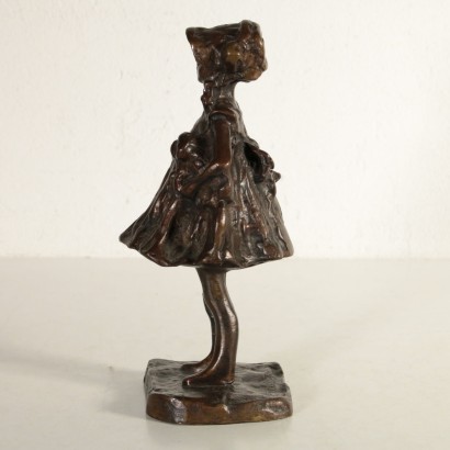 Young Girl Paul Troubetzkoy Bronze Sculpture 20th Century