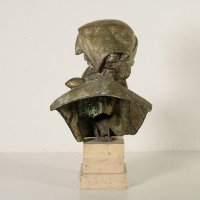 Mother with Child A. Merente Bronze Sculpture 20th Century