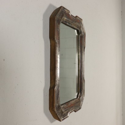 Miroir mouluré sculpté doré Fabriqué en Italie Moitié '800