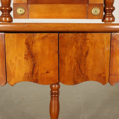 Corner Dressing Table with Mirror Maple Northern Europe 19th Century