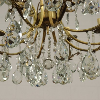 Chandelier Glass Pendants Italy First Half of 1900s