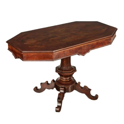 Umbertino Table Walnut Italy Last Quarter of 1800s