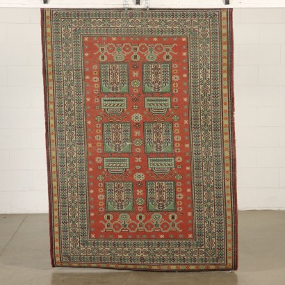 Handmade Ardebil Carpet Iran Cotton Wool 1980s-1990s