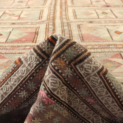 Kilim Carpet Morocco Cotton Wool 20th Century