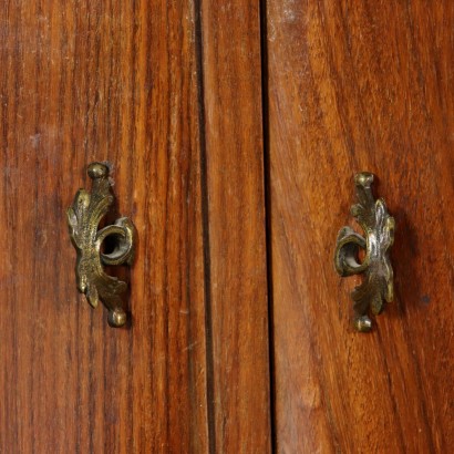 Pair of Nightstands Rosewood Veneer Vintage Italy 1950s