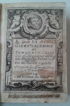 La Gierusalemme di Torquato Tasso Con gli Argomenti del Sig. Gio: Vincenzo Imperiale figurata da Bernardo Castello La Gierusalemme di Torquato Tasso Con gli Argomenti del Sig. Gio: Vincenzo Imperiale figurata da Bernardo Castello