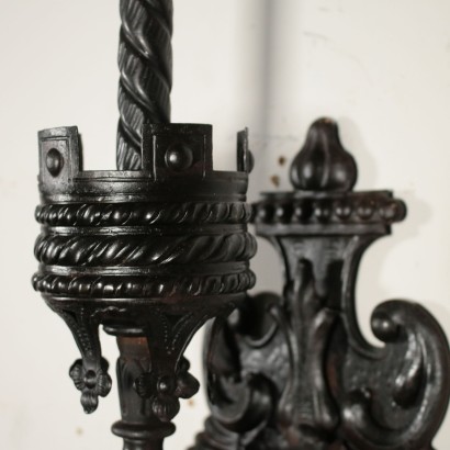 Pair of Iron Sconces Italy Mid 20th Century