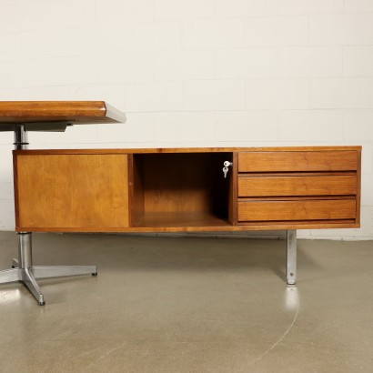 moderne Antiquitäten, moderne Design-Antiquitäten, Schreibtisch, moderner Antiquitäten-Schreibtisch, moderner Antiquitäten-Schreibtisch, italienischer Schreibtisch, Vintage-Schreibtisch, 60er-70er-Schreibtisch, 60er-70er-Design-Schreibtisch