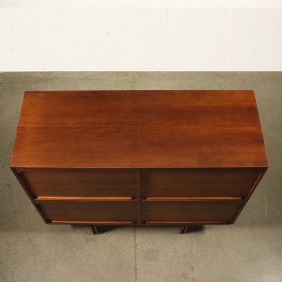 Cabinet by Gianfranco Frattini Walnut Veneer Vintage Italy 1960s-1970s