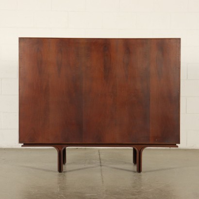 Cabinet by Gianfranco Frattini Walnut Veneer Vintage Italy 1960s-1970s