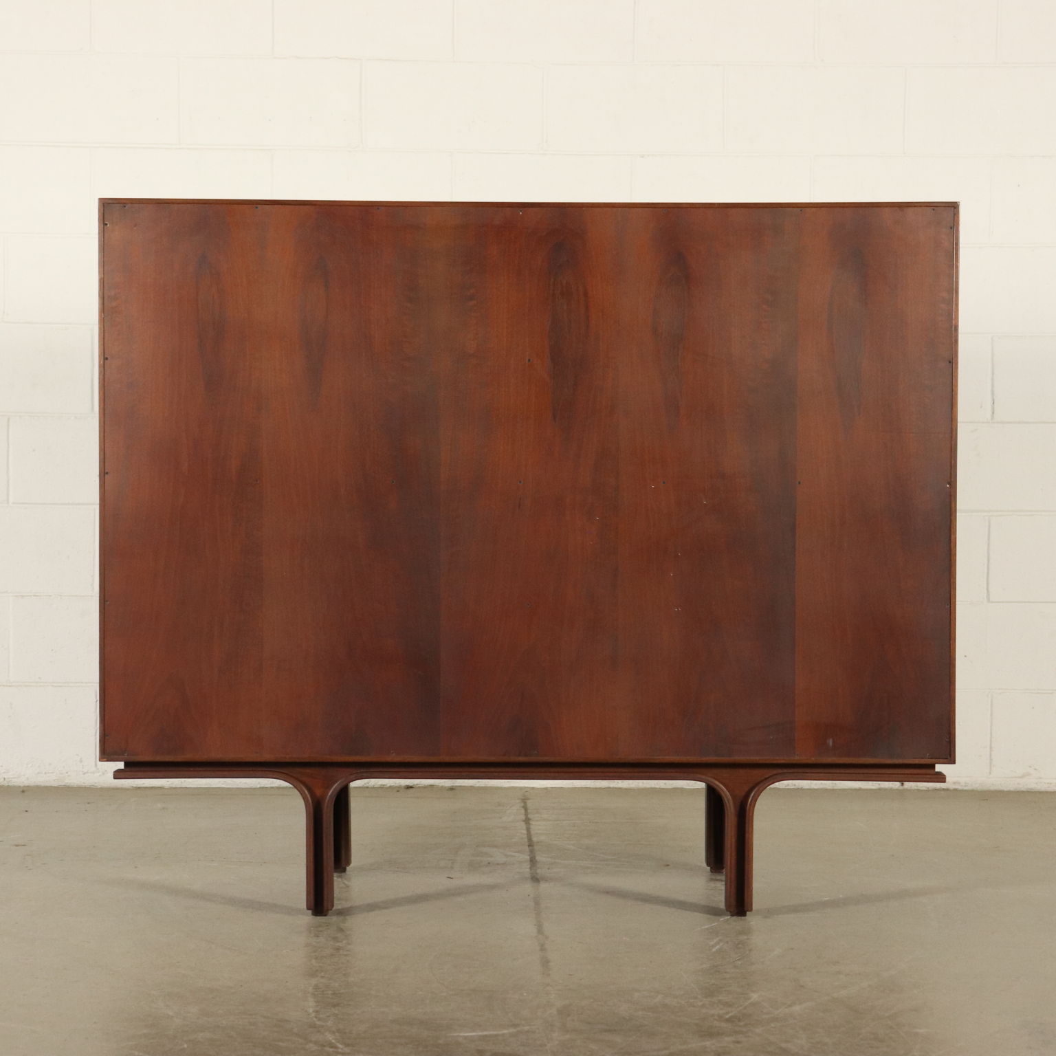 Cabinet By Gianfranco Frattini Walnut Veneer Vintage Italy 1960s