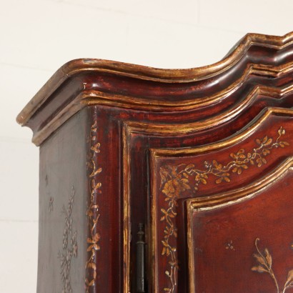 Lacquered Bureau Bookcase Piedmont Italy Mid 18th Century