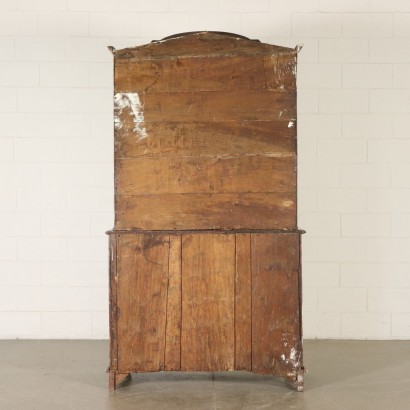 Lacquered Bureau Bookcase Piedmont Italy Mid 18th Century