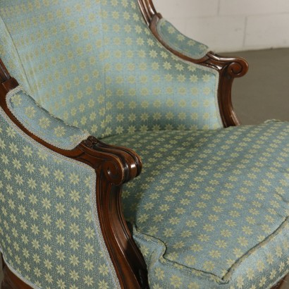 Sechs Sessel im Stil Buchenholz Italien 20. Jahrhundert