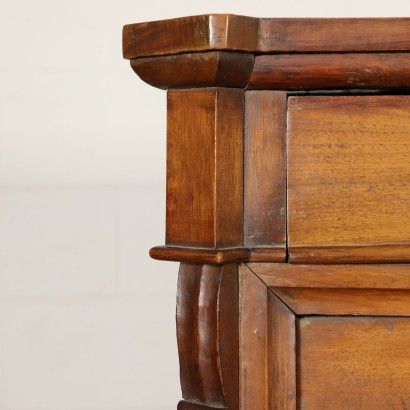 Pair of Walnut Cupboards Umbertino Italy 19th Century