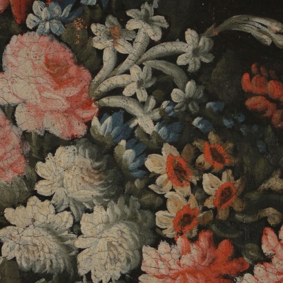 Still Life with Flowers, Guinea Hen and Asparagus Early 1700s