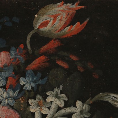 Still Life with Flowers, Guinea Hen and Asparagus Early 1700s