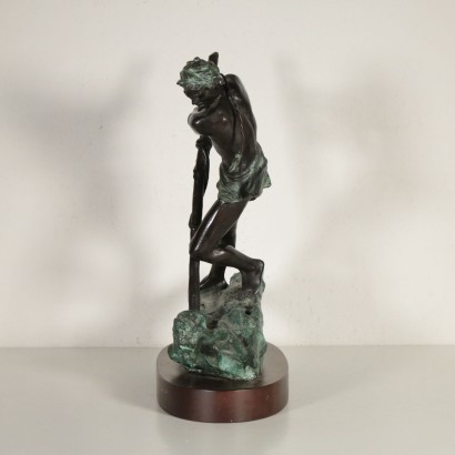 Charon Mythological Figure Bronze Sculpture 20th Century