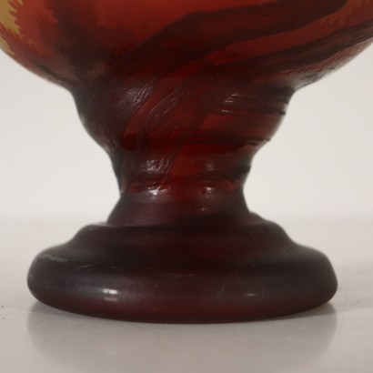 Vase en Verre en Style Gallé France '900