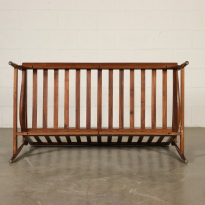 Bench Solid Mahogany Vintage Argentine 1950s