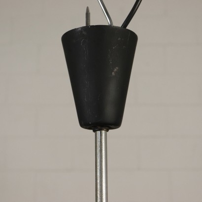 Ceiling Lamp Metal Aluminium Vintage Italy 1960s