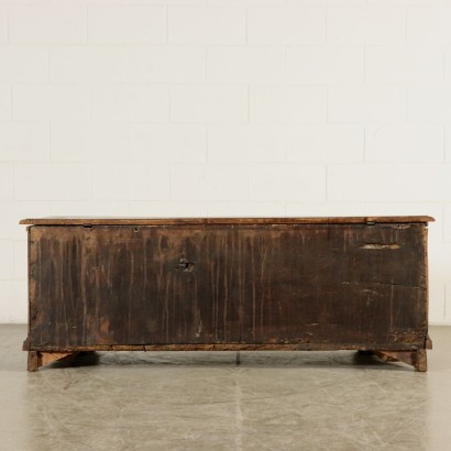 Storage Bench Walnut Manufactured in Italy 18th Century