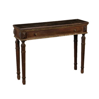 Petite Console Differentes Essences de Bois Italie Première Moitié'900