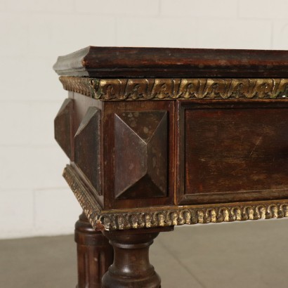 Petite Console Differentes Essences de Bois Italie Première Moitié'900