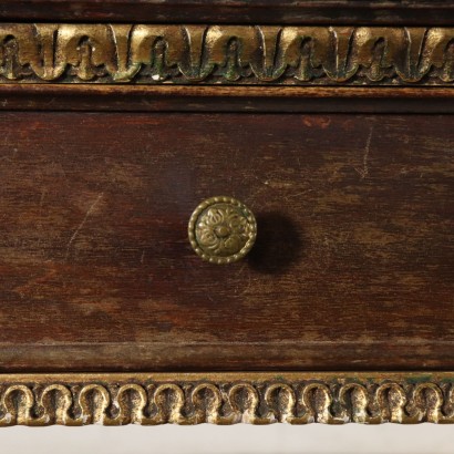 Petite Console Differentes Essences de Bois Italie Première Moitié'900