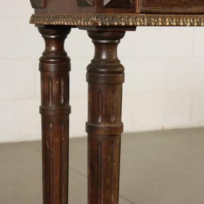 Petite Console Differentes Essences de Bois Italie Première Moitié'900