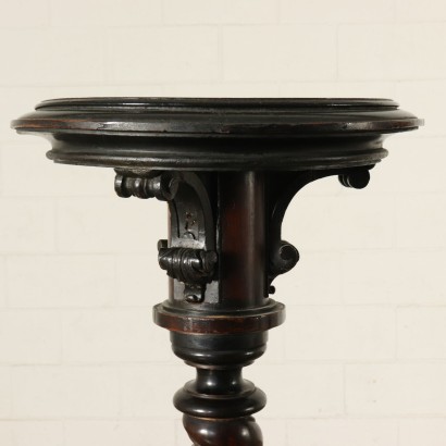 Pair of Vase Stands Walnut Italy Mid 19th Century
