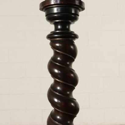 Pair of Vase Stands Walnut Italy Mid 19th Century