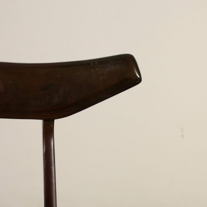 Stühle Buchenholz Stoff Vintage Italien 60er Jahre