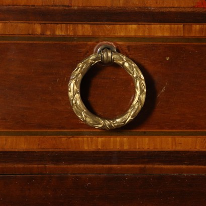 Revival Chest of Drawers Marble France Late 1800s